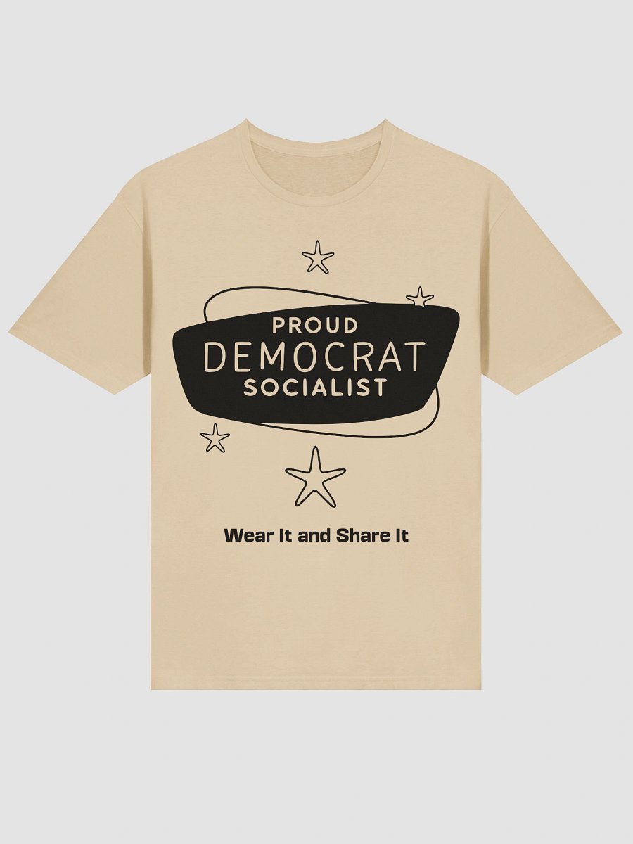 Proud Democrat Socialist Bold Identity Tee (B) product image (21)