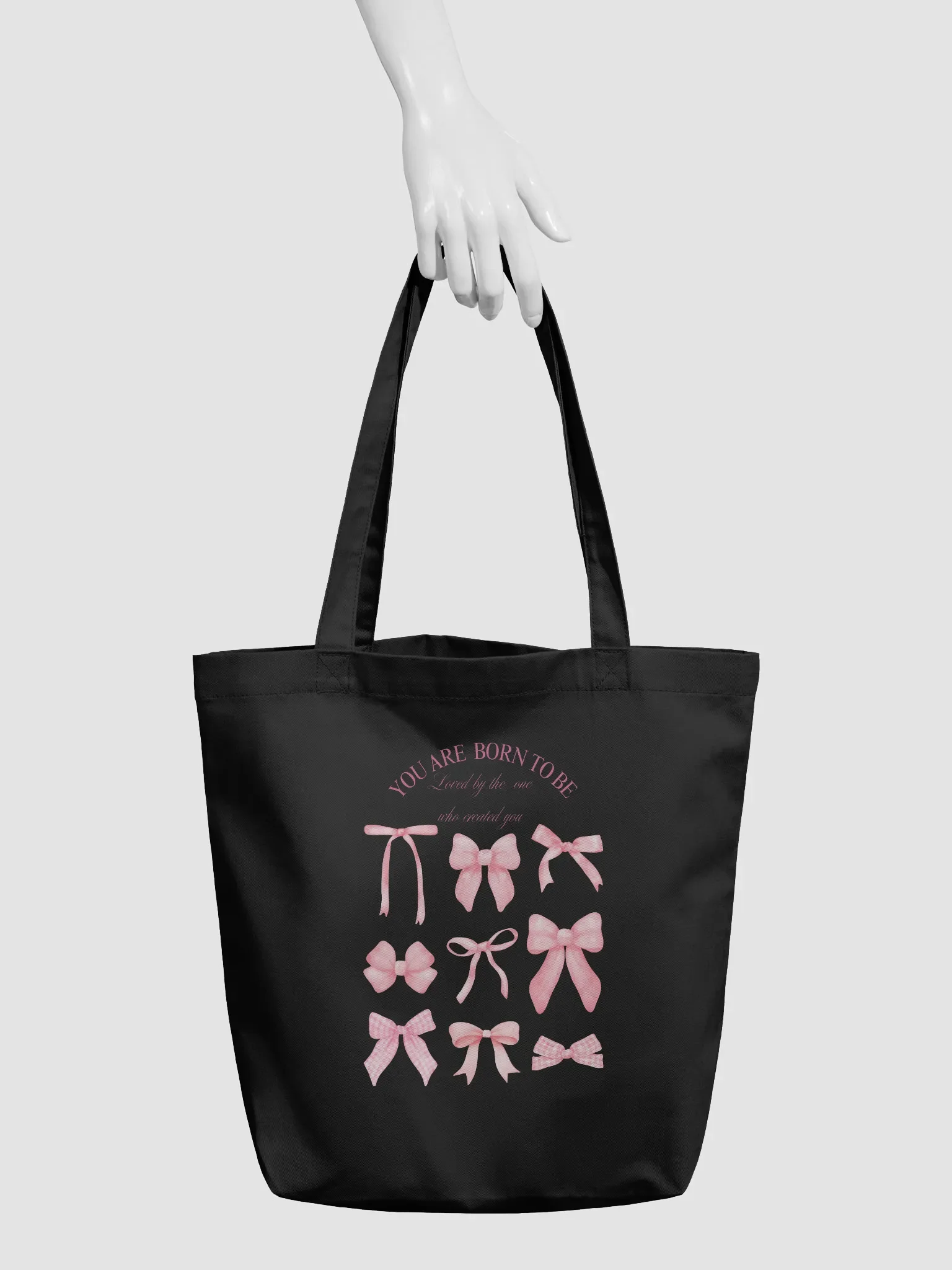 Love Pink Bows Galore Tote Bag product image (3)