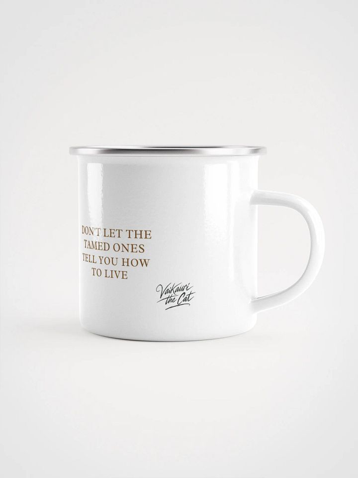 Vaikauri Cat Enamel Mug product image (1)
