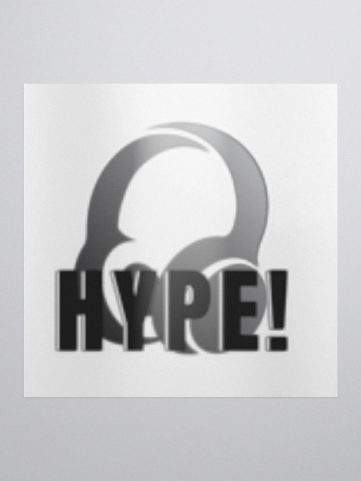 Hype Kiss Cut Sticker product image (1)