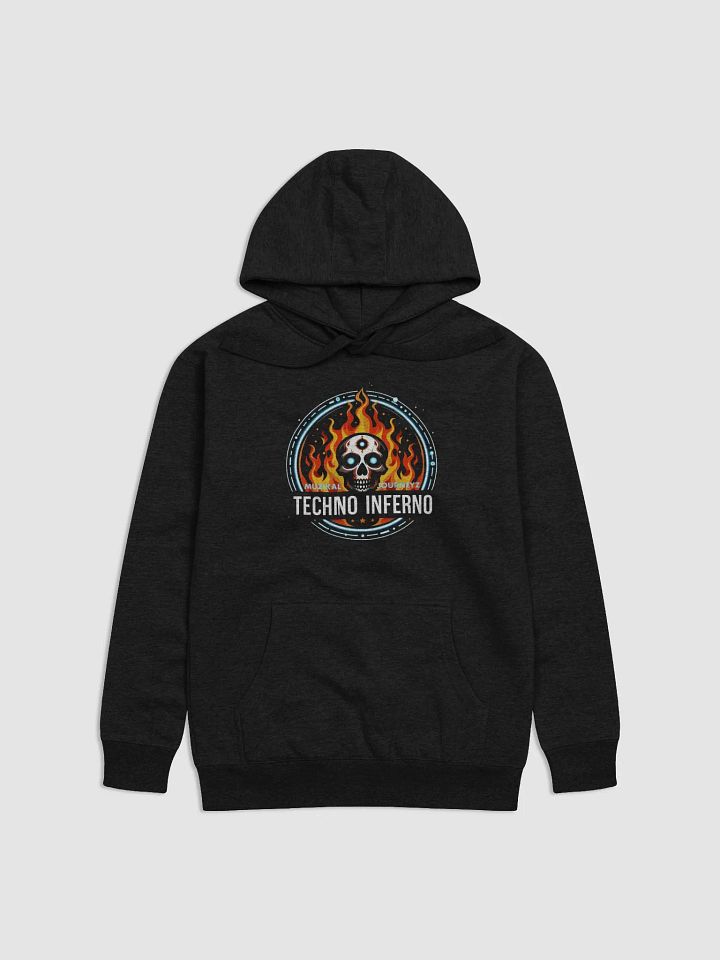 Techno Inferno Skull Hoodie product image (1)