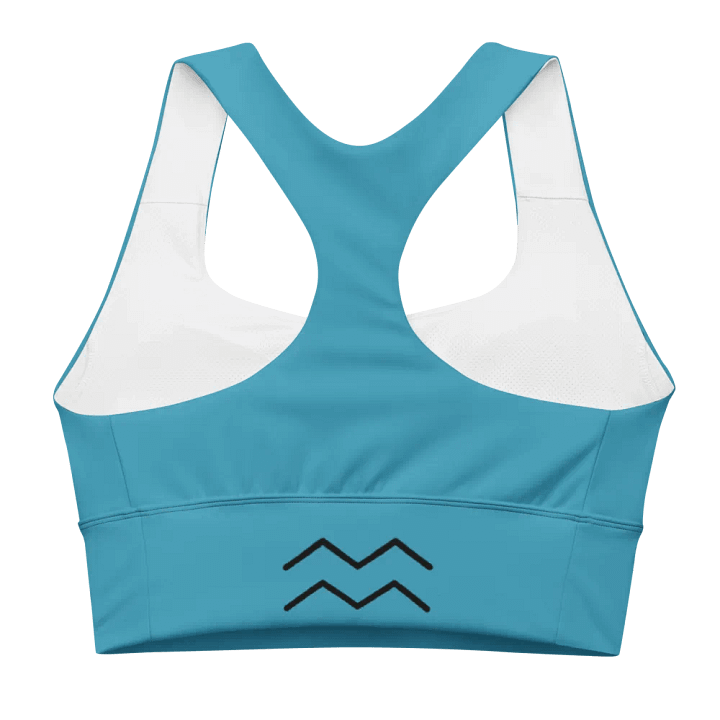 Blue Hues Aquarius Longline Sports Bra product image (2)