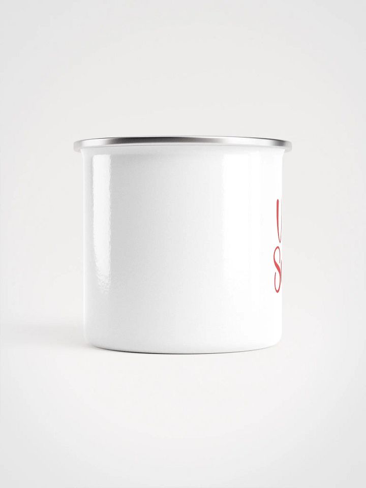 Bold Red 'VAR Sucks' Enamel Mug product image (2)