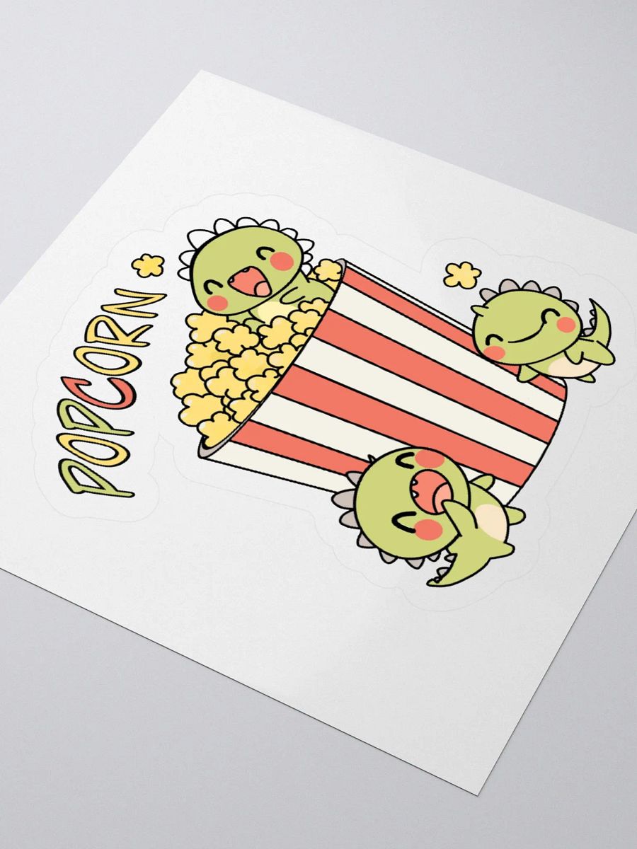 Dino Popcorn Party Stickers product image (7)