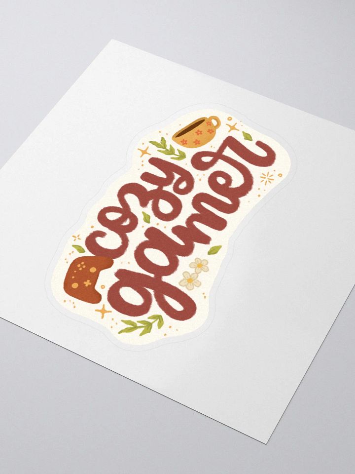 Cozy Gamer Sticker product image (2)