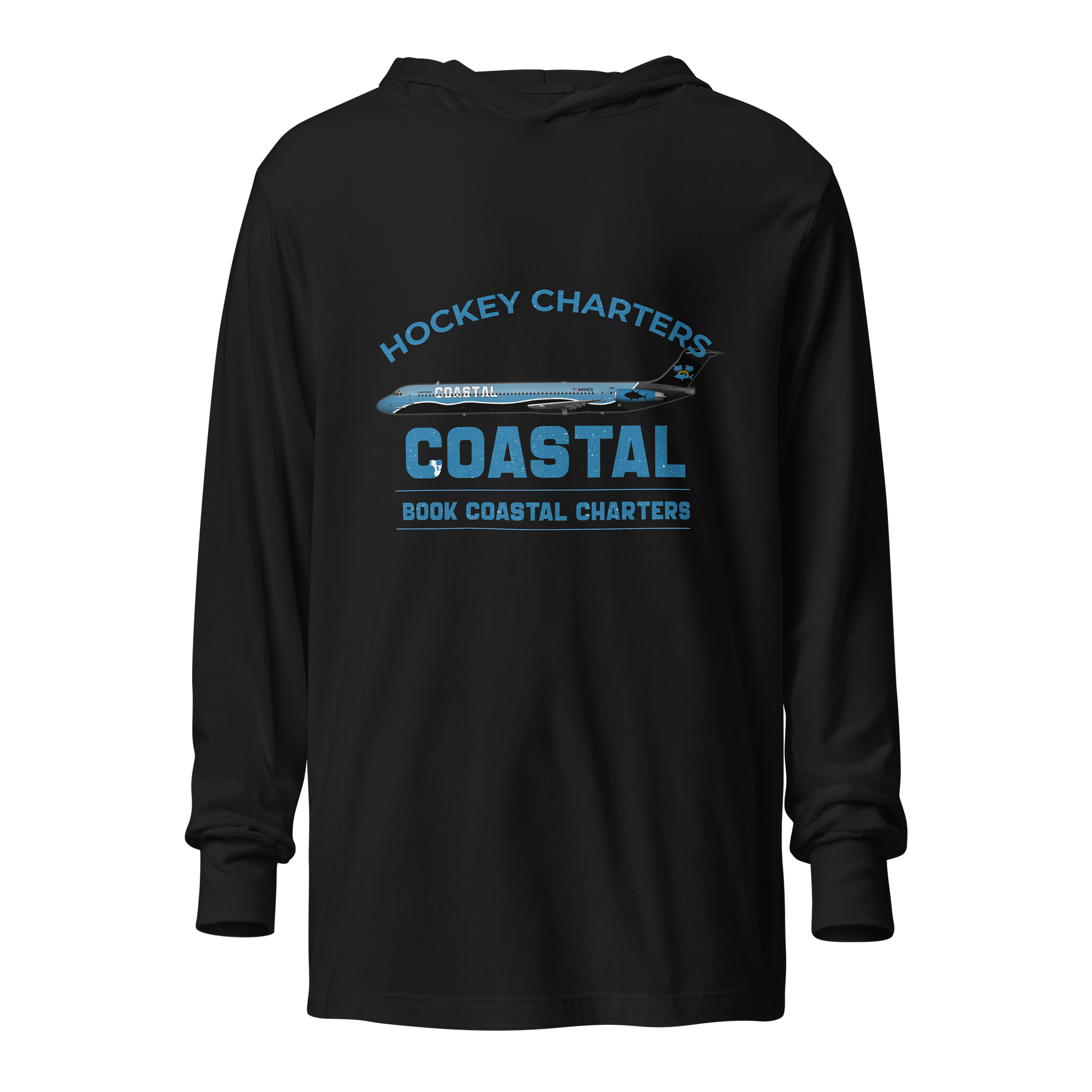 Coastal Hockey Charters Hooded Tee product image (1)