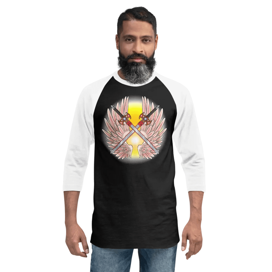 DreamWarrior Logo Baseball Long Sleeve product image (3)