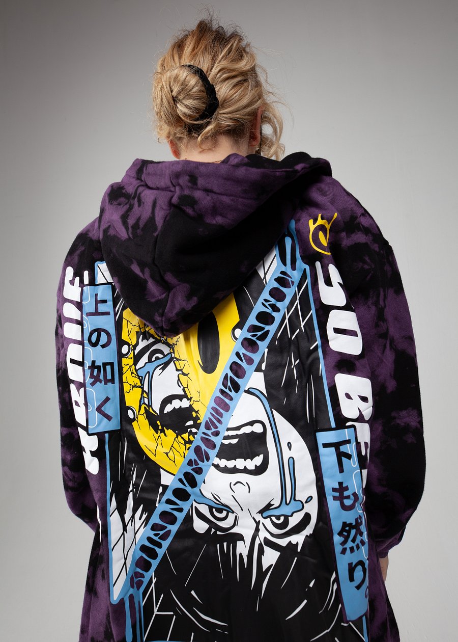 As Above So Below - Tie Dye Zip Hoodie product image (5)