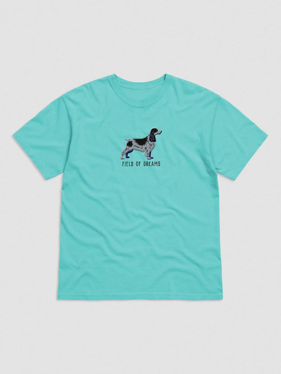 Field of Dreams T-Shirt(Embroidered) of a Field Spaniel(Blue Roan) product image (25)