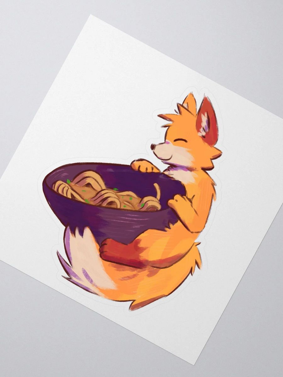 Hungry Fox Sticker product image (3)