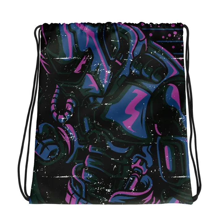 Futuristic Armor All-Over Drawstring Bag product image (1)