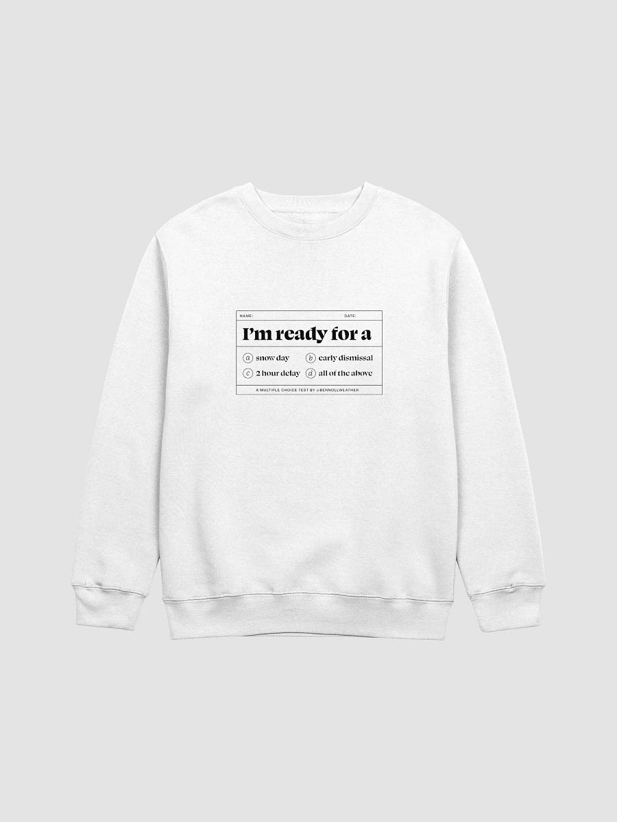 I'm ready crewneck ❄️ (black logo) product image (1)