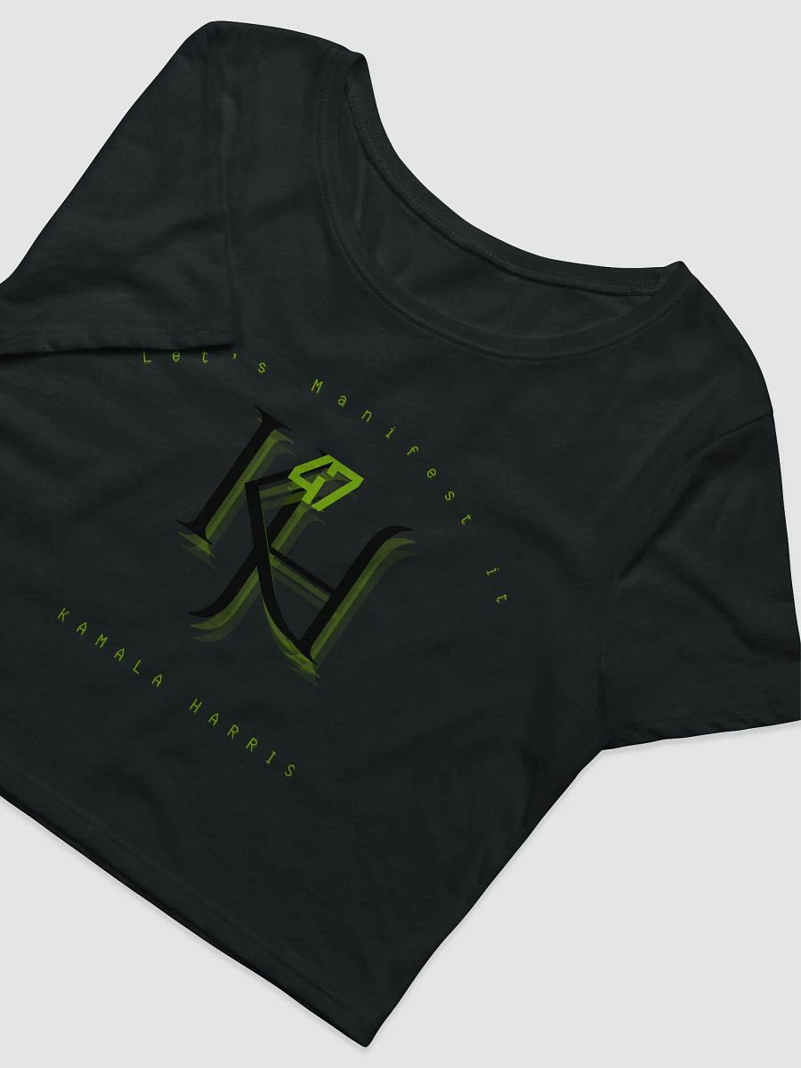 Glitchy Green K.H. Crop Tee product image (6)
