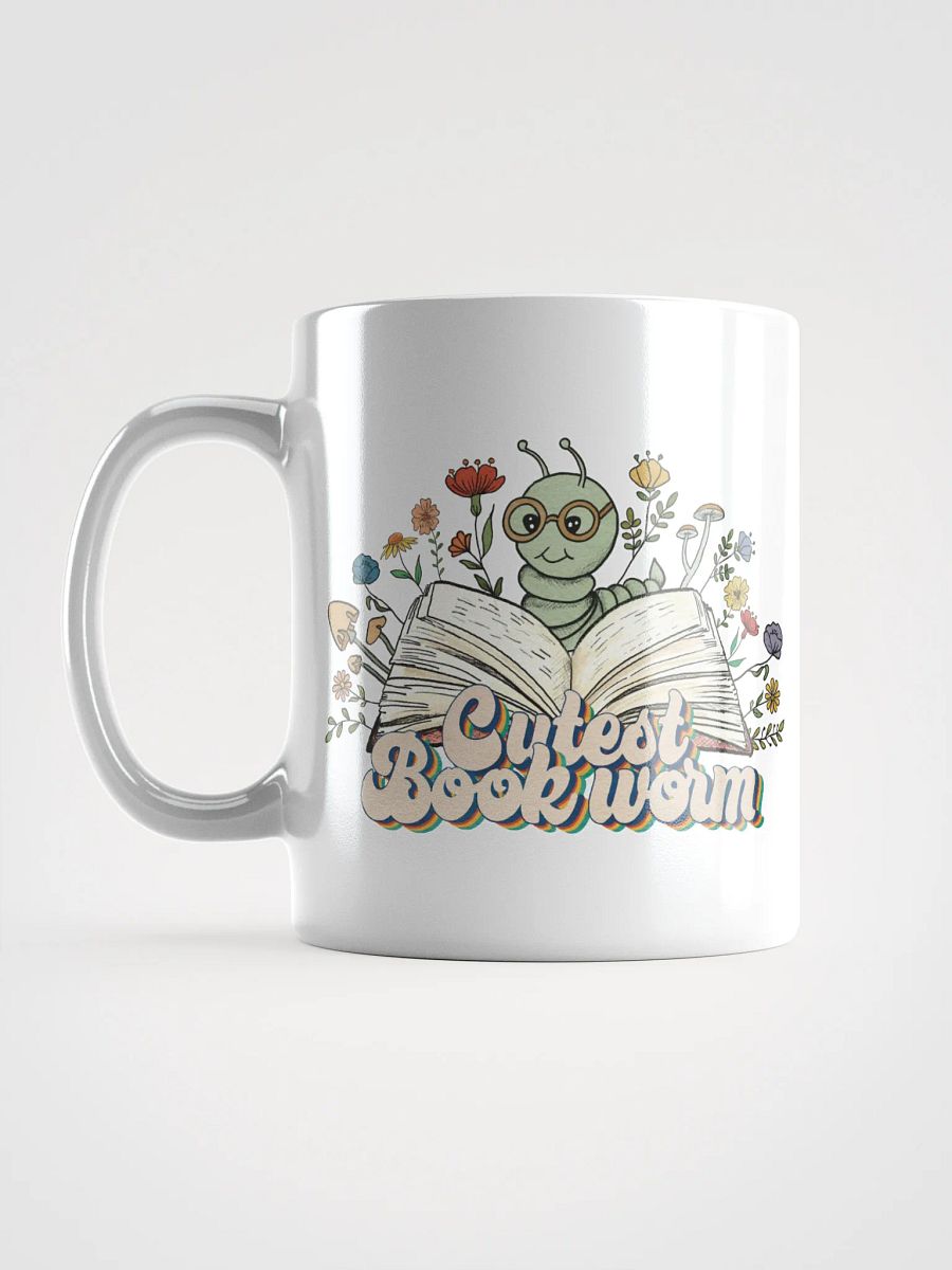 Cutest Bookworm Mug – Whimsical Book Lover Gift product image (7)