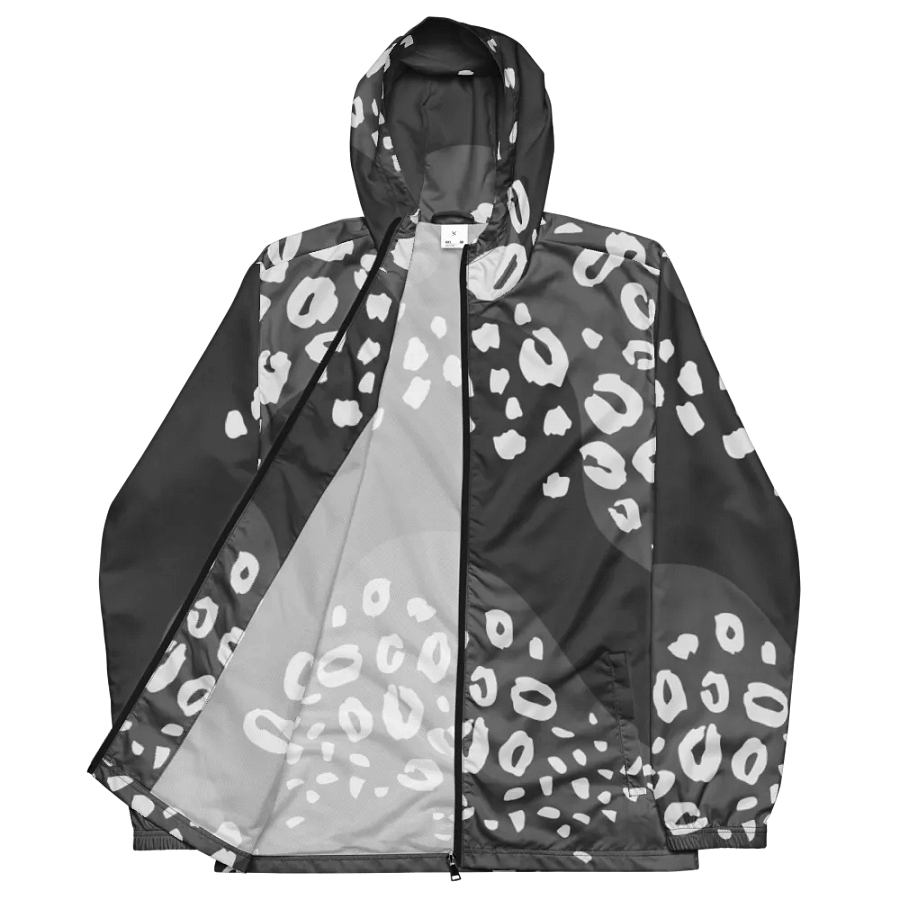 Grey Dynamic Leopard Adventure Windbreaker product image (9)