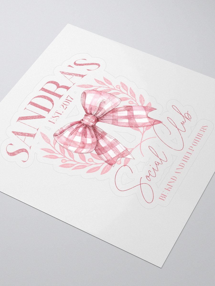 SANDRA'S Special Club Kiss Cut Stickers product image (3)
