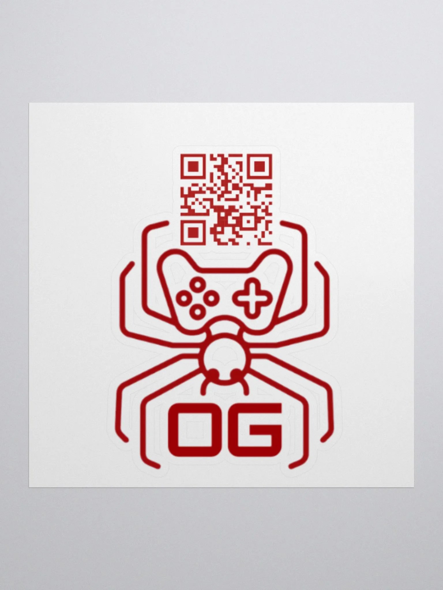 OG Logo Sticker w/ QR code product image (1)