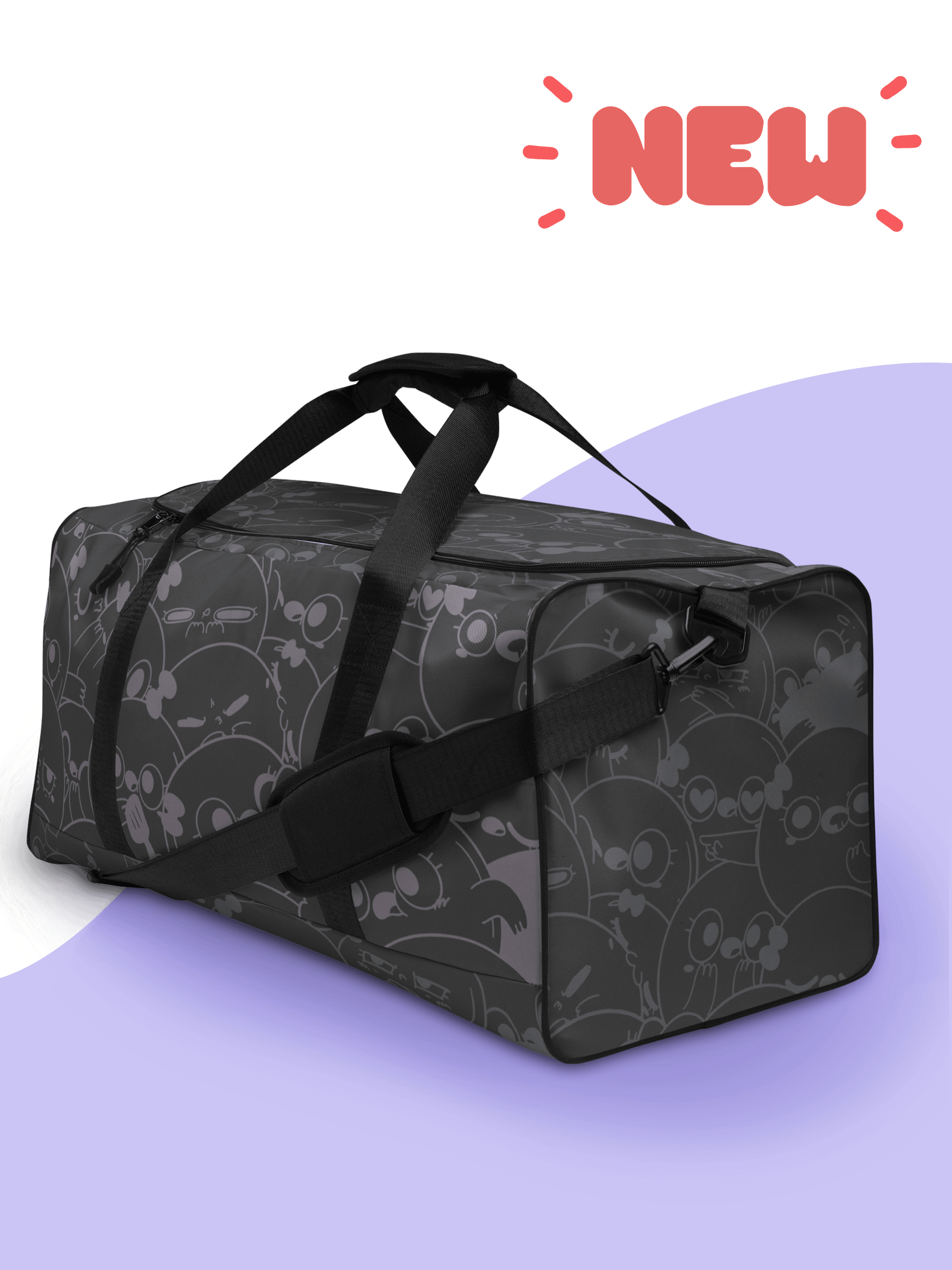 Pancake's World-Dark theme | Duffle Bag product image (1)