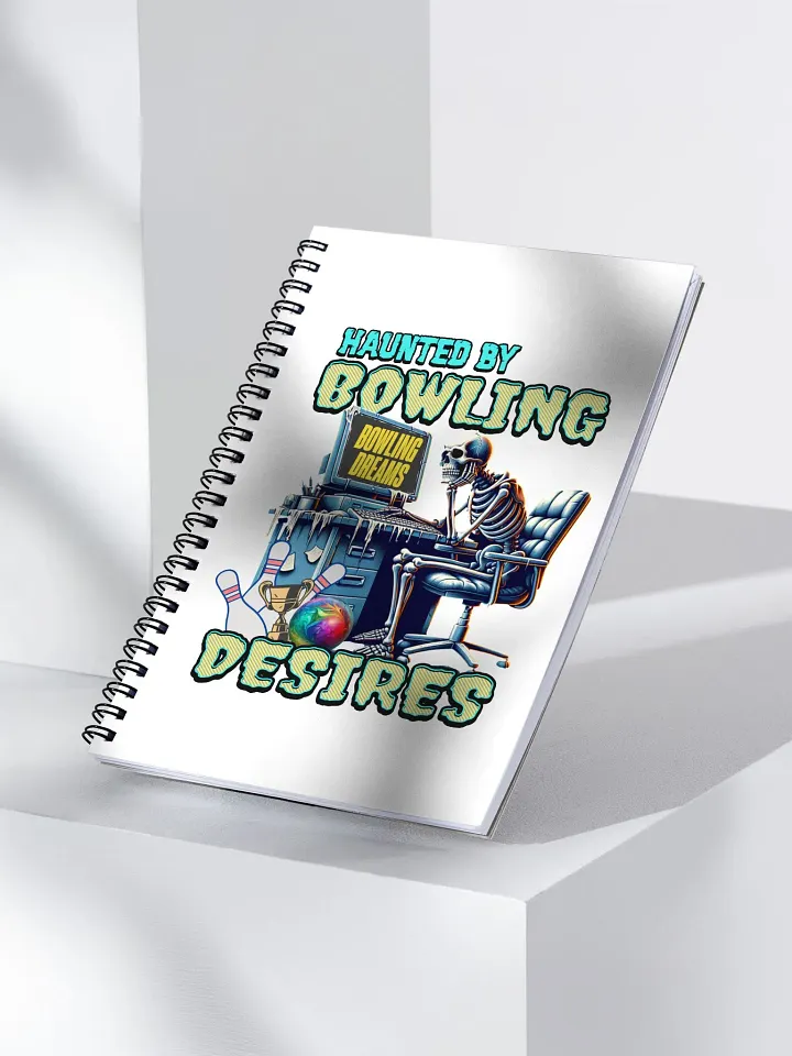 Haunted By Bowling Desires Spiral Notebook product image (2)