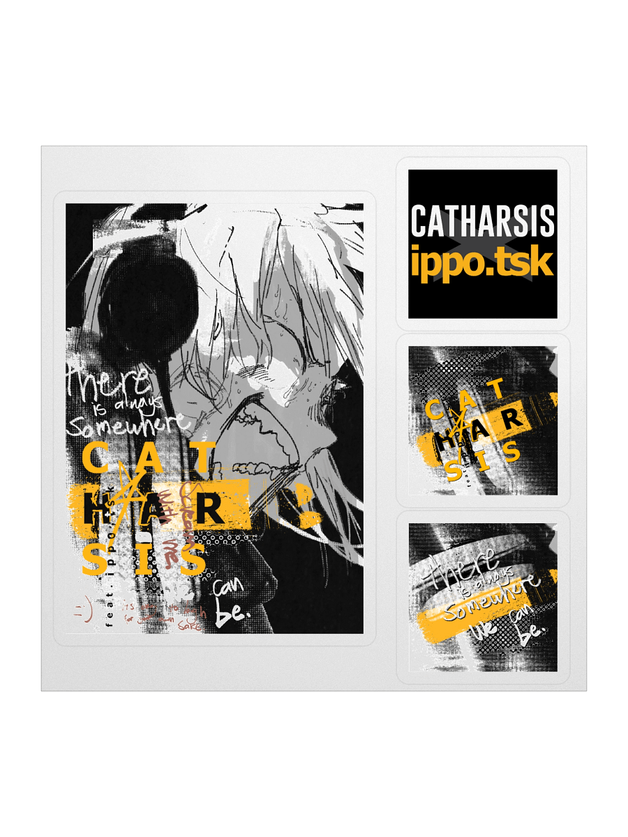 Catharsis x ippo.tsk Sticker Sheet product image (1)