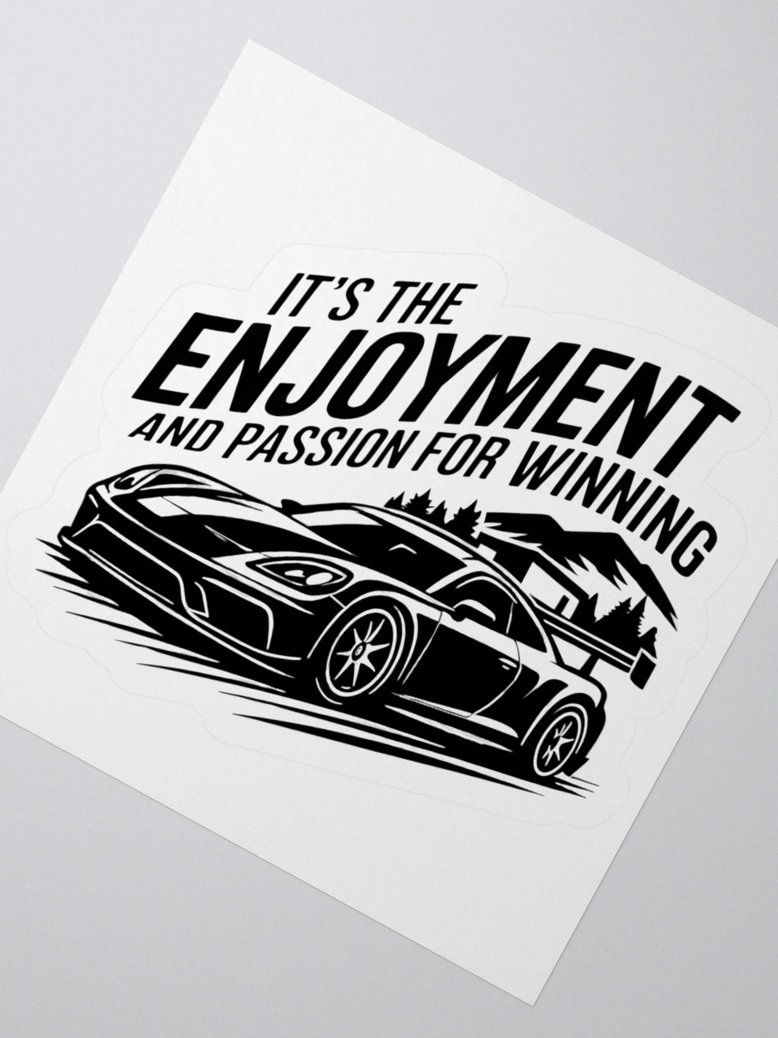 It’s the enjoyment and passion for winning – GT3 Kiss Cut Sticker product image (5)