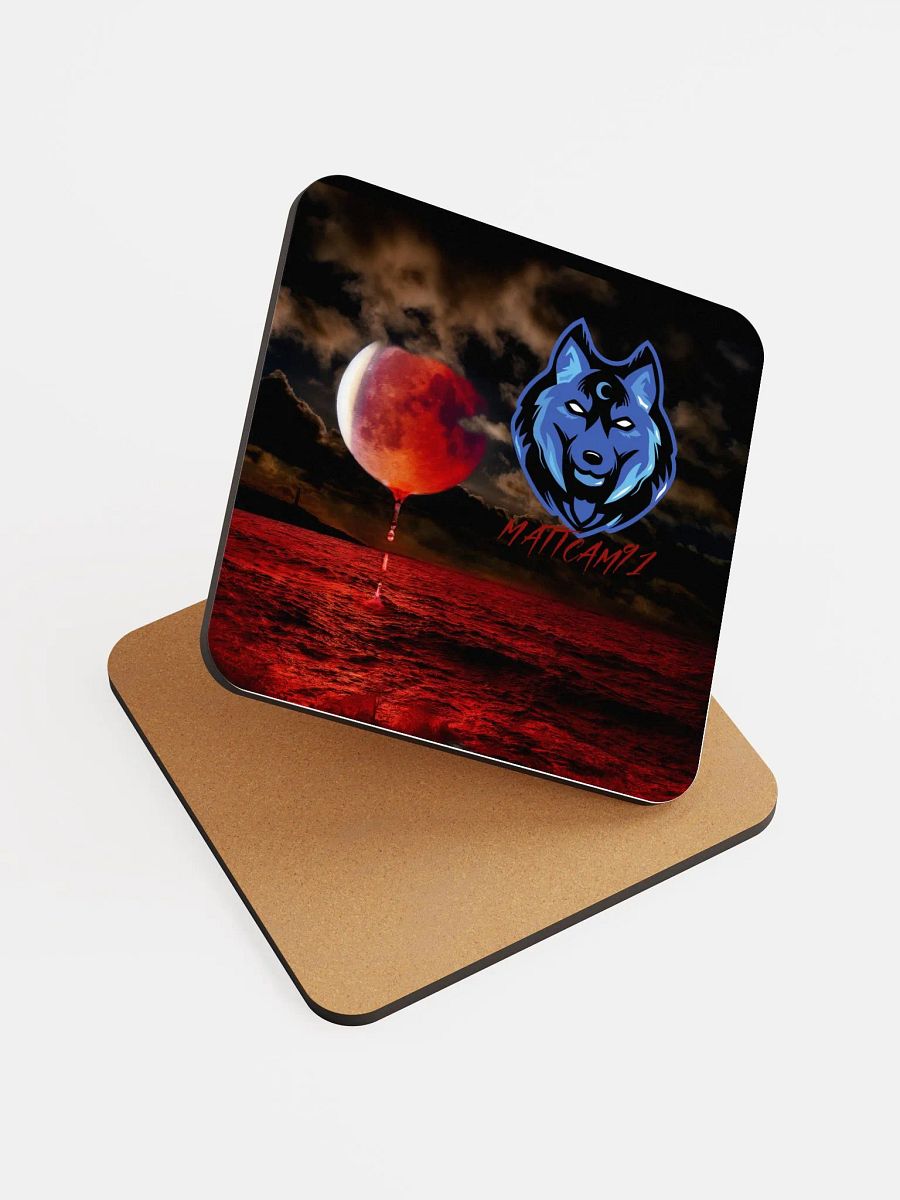 Blood Moon Wolf Coaster product image (6)