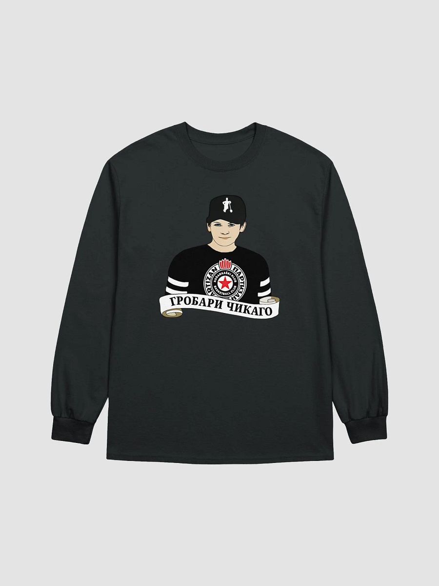 Grobari Čikago KK Partizan Gildan Ultra Cotton Long Sleeve T-Shirt product image (1)