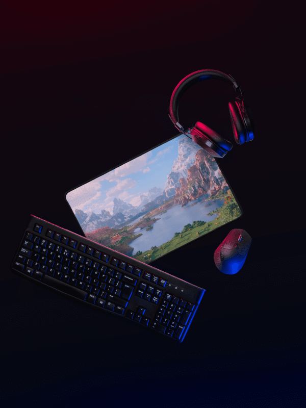 Minecraft Landscape Mouse Pad – Gaming Desk Mat for Minecraft Fans product image (4)