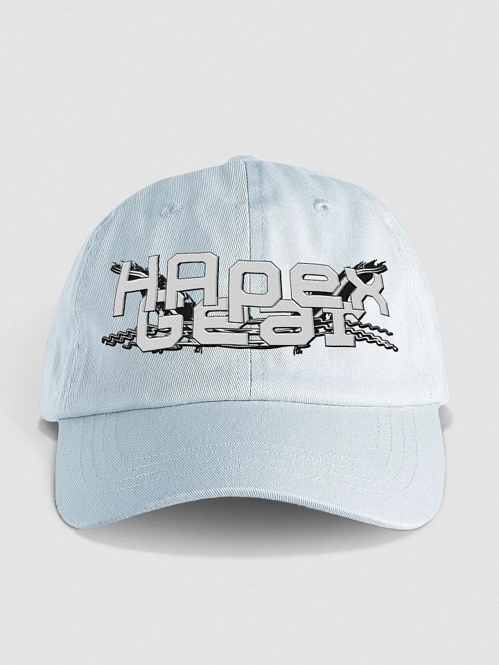 Pastel Dad Hat - Embroidered - White HApex Gear White Logo product image (1)