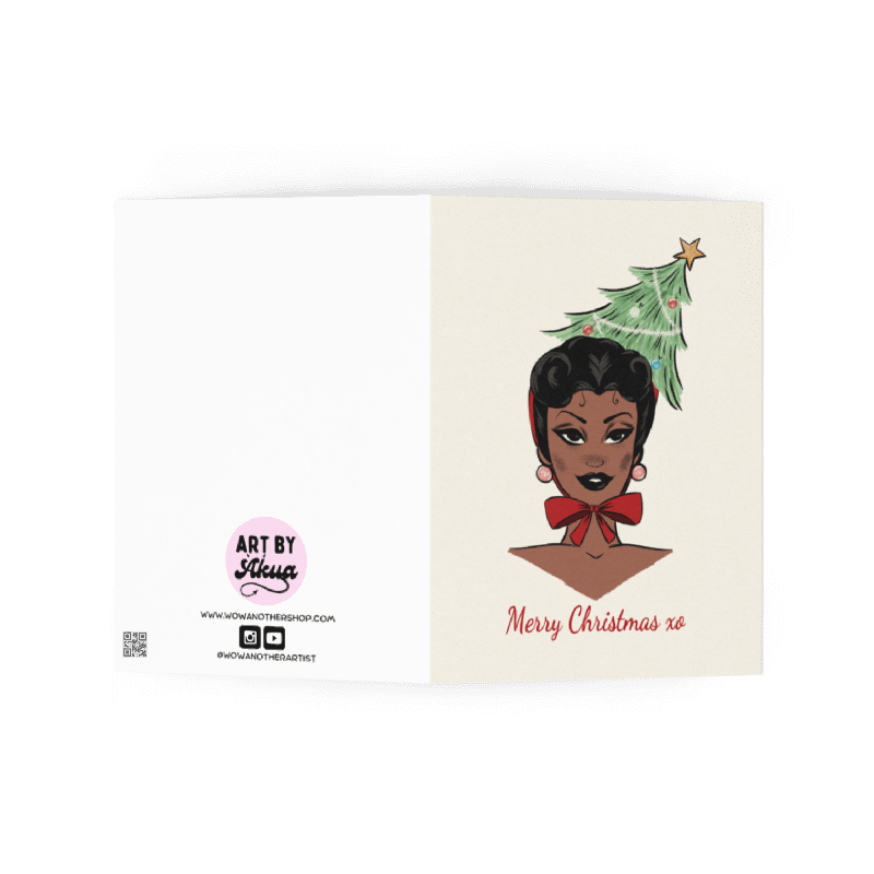 Christmas Card - Vintage Holiday Hat product image (2)