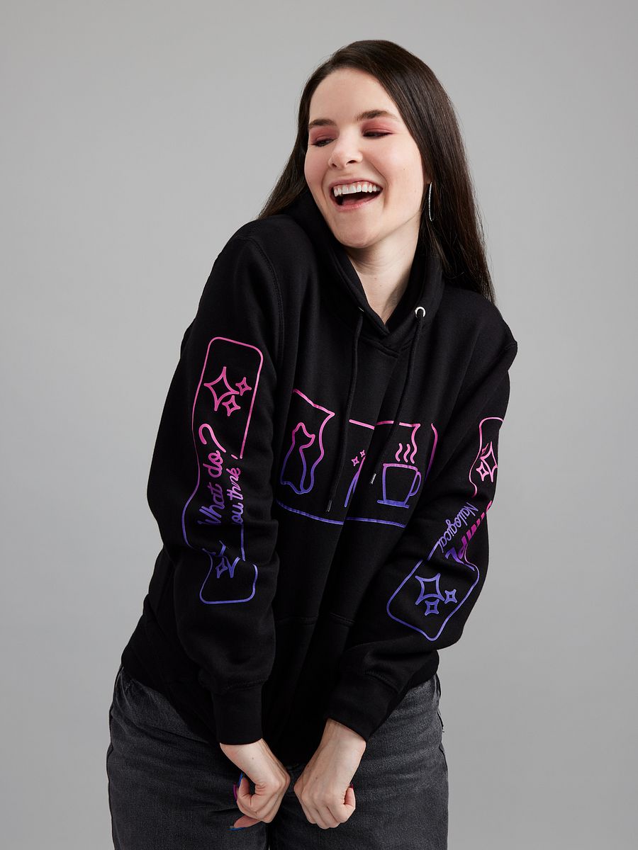 Simply Neon Lines Hoodie product image (4)
