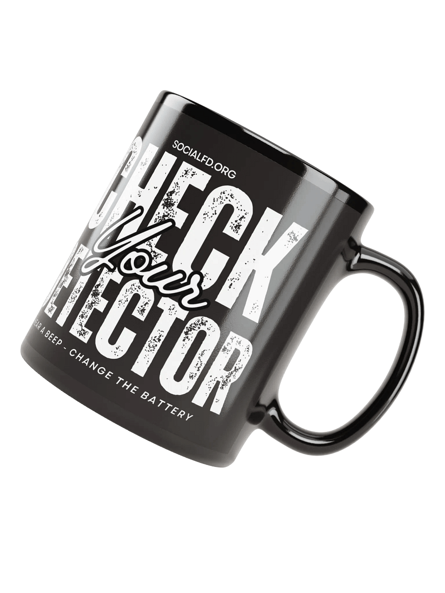 Check Your Smoke Detector Illustration Mug product image (8)