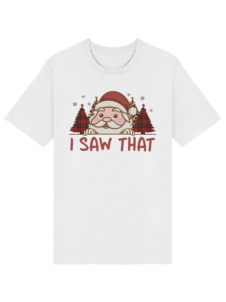 Santa Peeks Over Banner I Saw That product image (1)