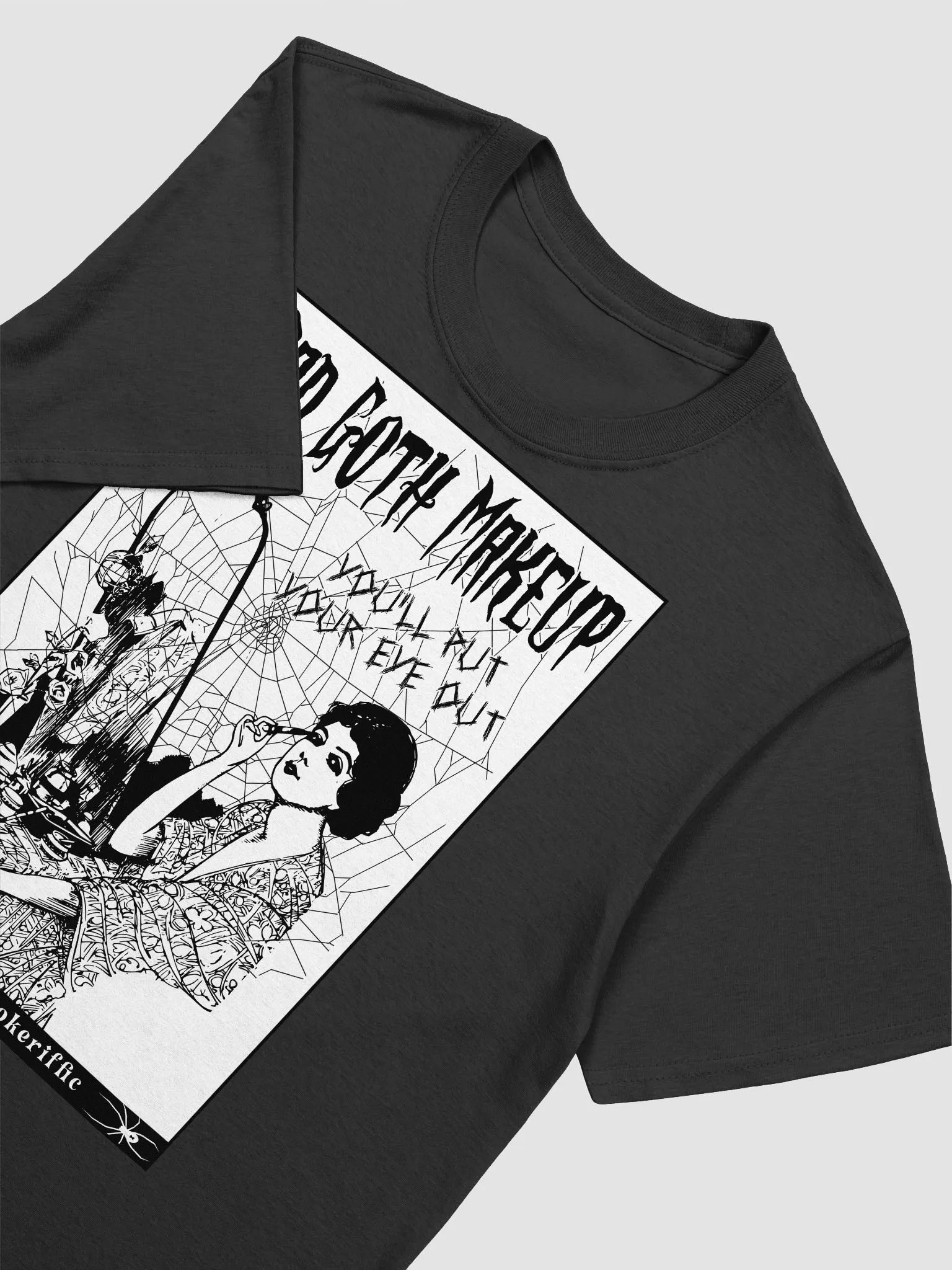 Bad Goth Makeup Unisex Tee product image (16)