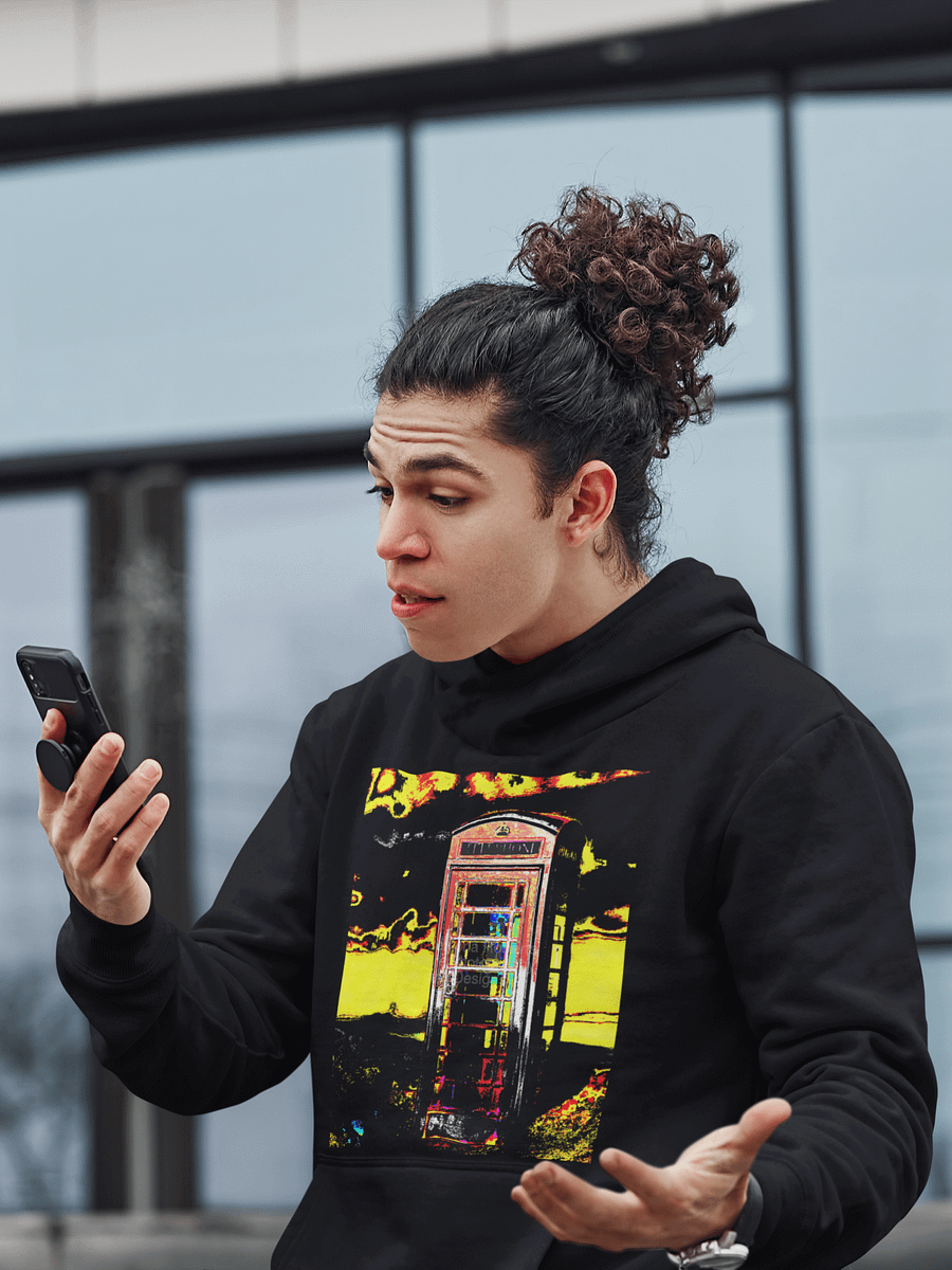 Psychedelic Telephone Booth Unisex Hoodie product image (3)
