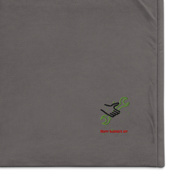 Empowerment Gear Green Women's Day Sherpa Blanket product image (1)