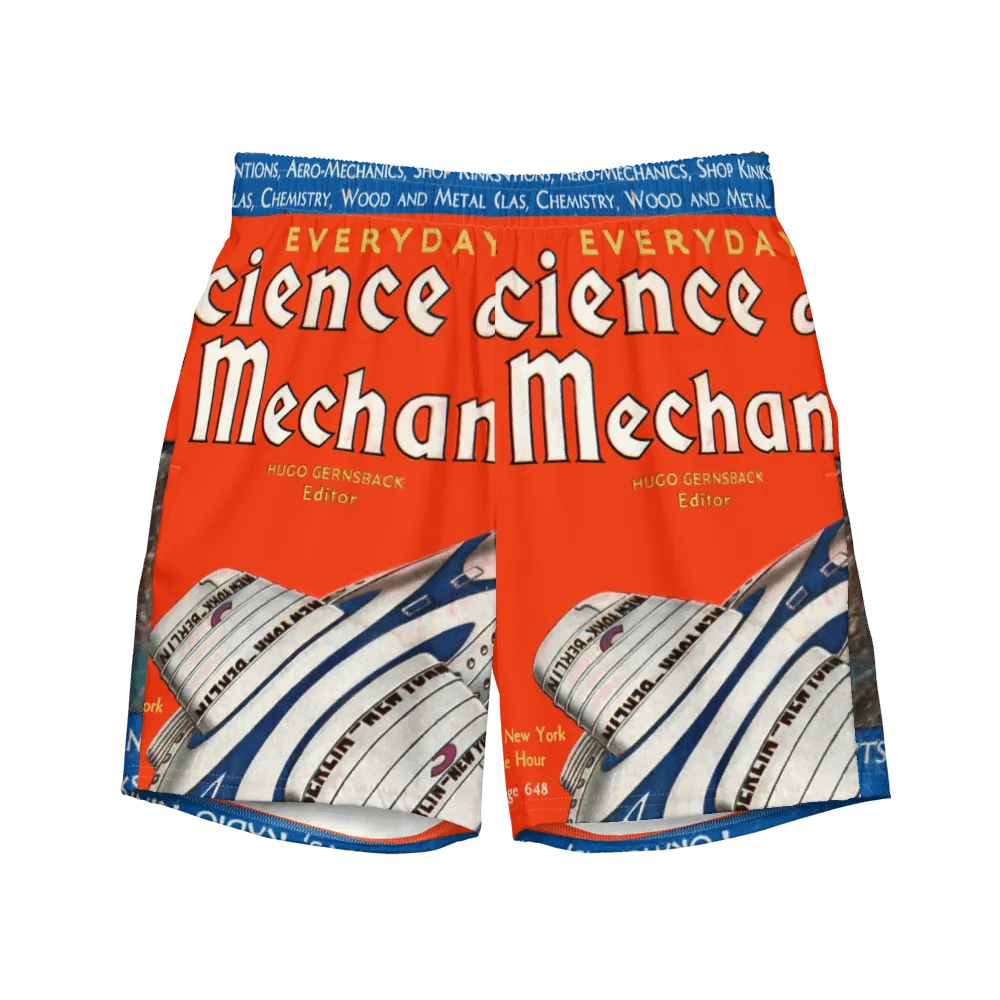 Retro Aero-Mechanics Swim Trunks product image (4)