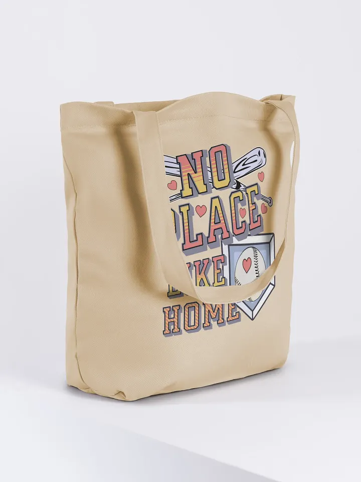 No Place Like Home Baseball Playful Love Tote Bag product image (4)
