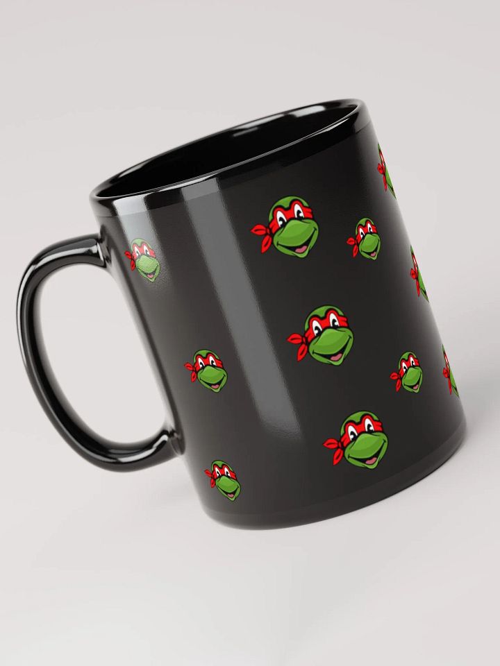 Team Raph Black Glossy Mug product image (1)