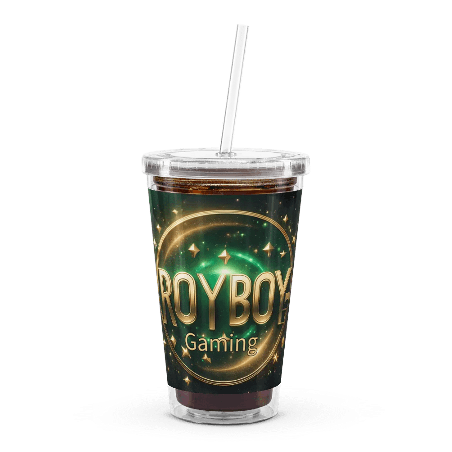 Royboy Gaming Double Wall Clear Plastic Tumbler product image (7)
