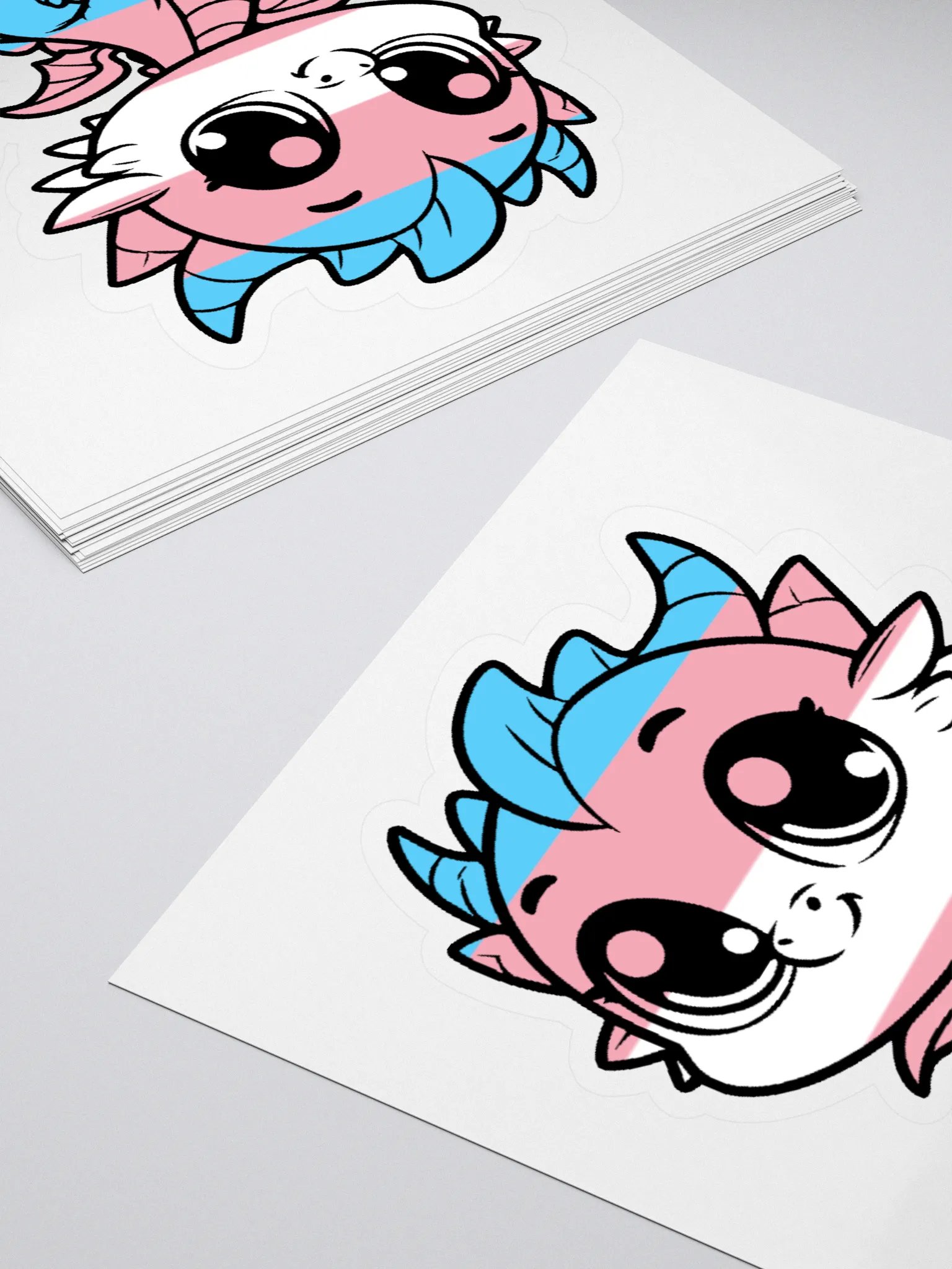 Transgender Pride Dragon Sticker product image (4)