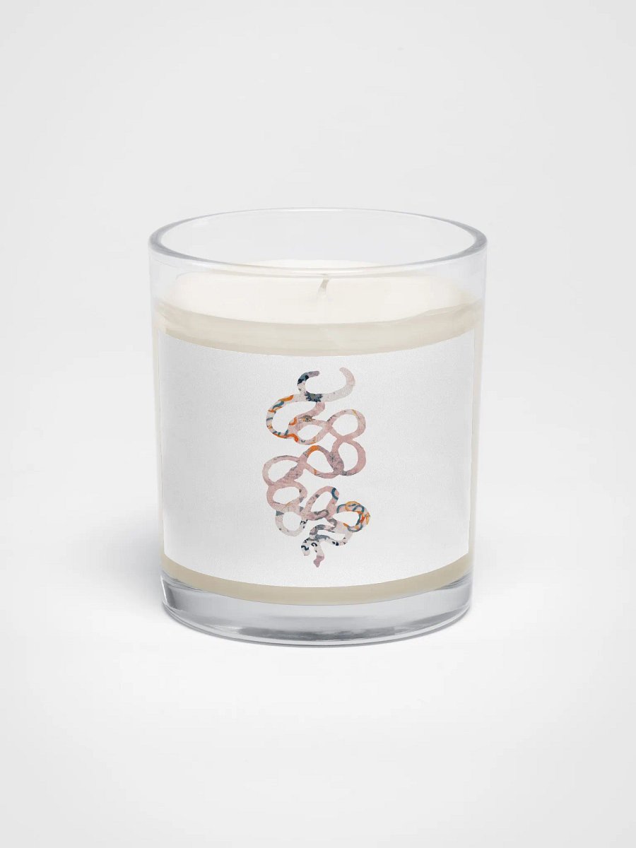 Soy Wax Candle In A Clear Glass Jar Kukulkán product image (1)