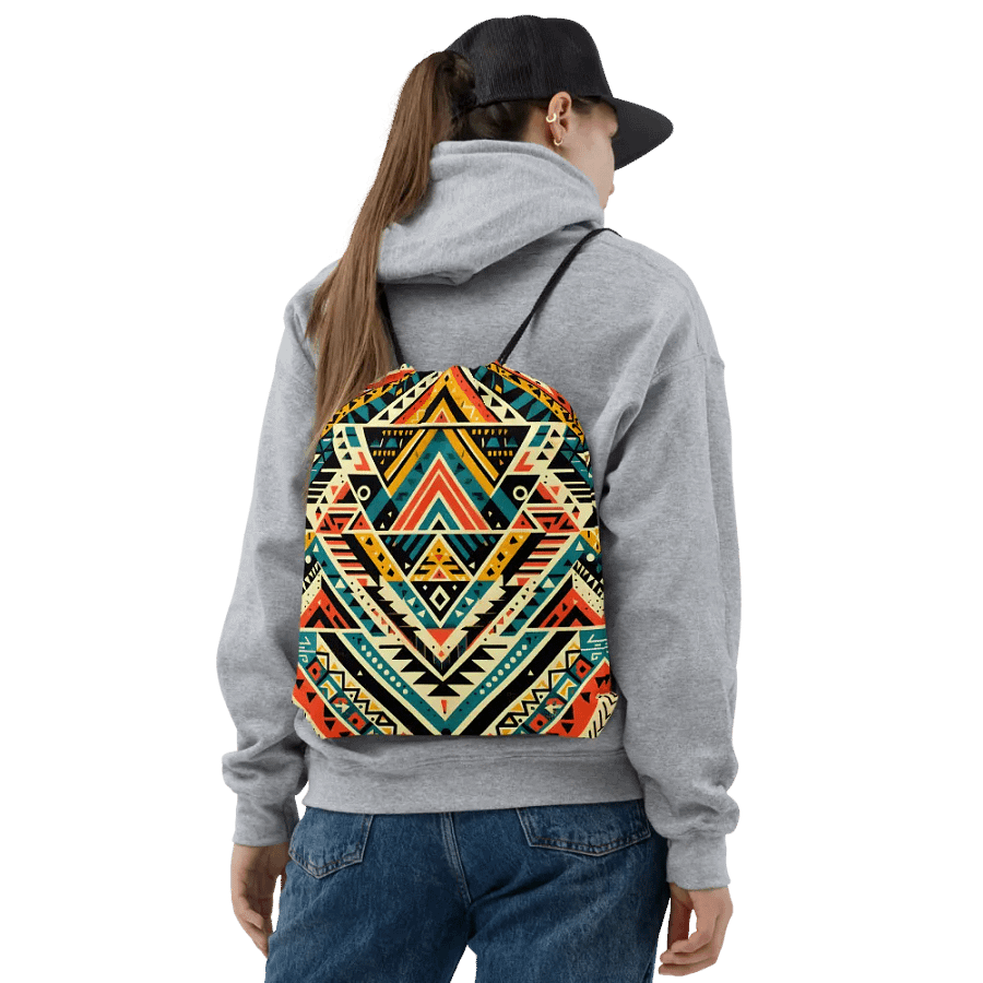 Premium Aztec design Drawstring Bag product image (3)