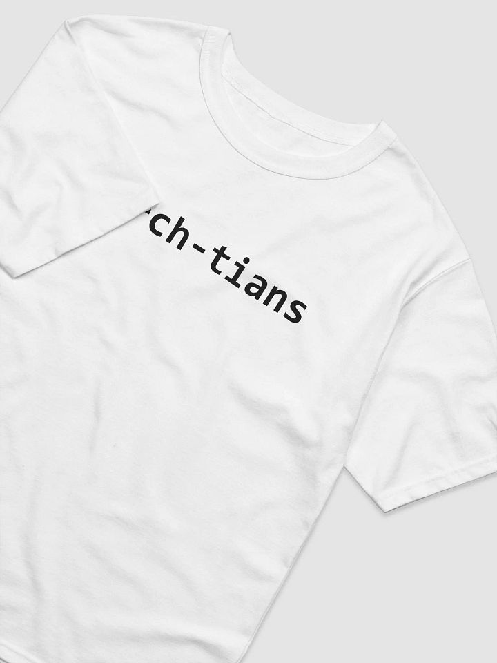 Merch-tians: Space Gear Tshirt (White) product image (2)