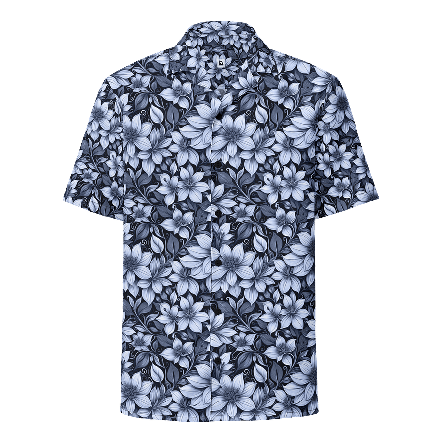 Indigo Flowers Hawaiian Shirt product image (1)