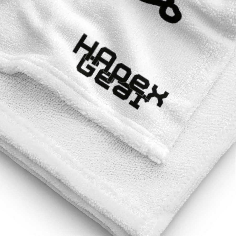 Sublimated Towel - White - HApex Gear White Logo product image (5)