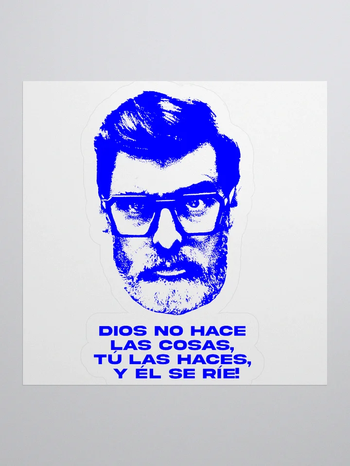 Calcomania DIOS NO HACE LAS COSAS product image (3)
