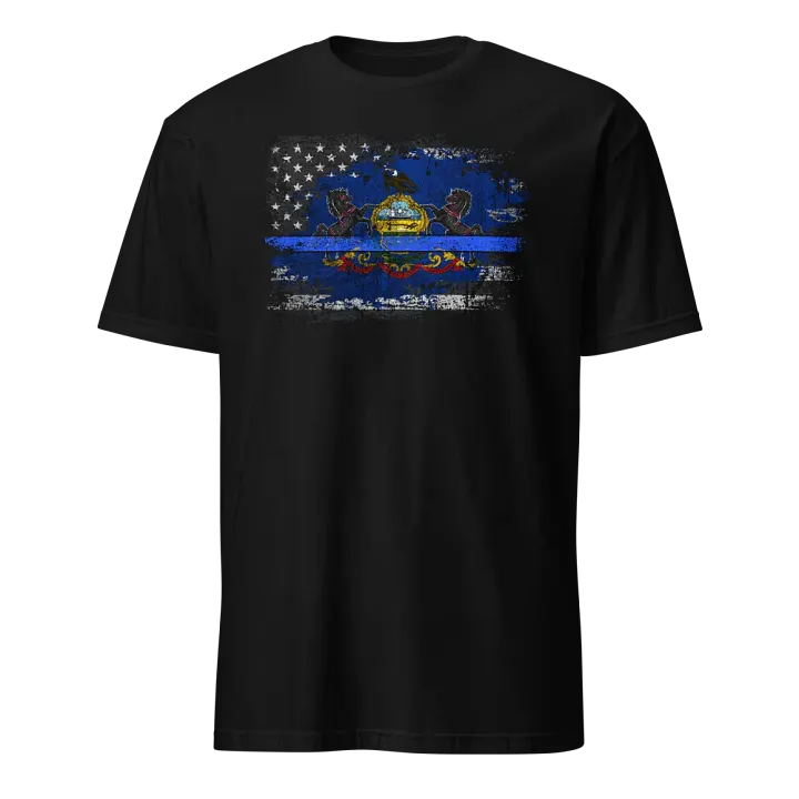 Pennsylvania Thin Blue Line Flag product image (1)