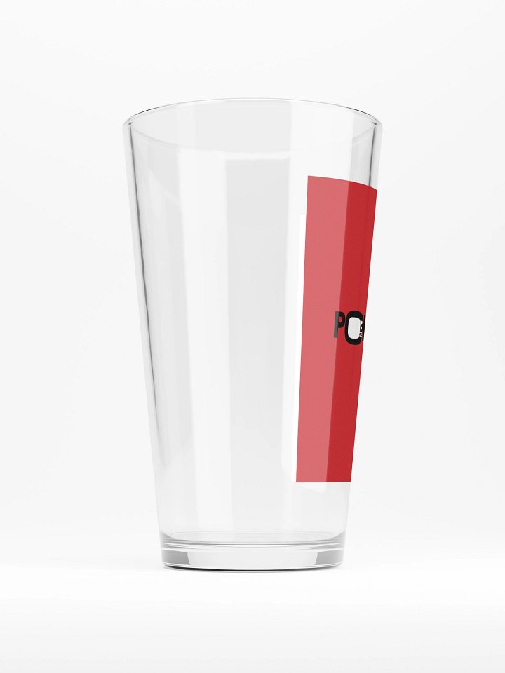 Poperratic - Red Logo Pint Glass product image (2)