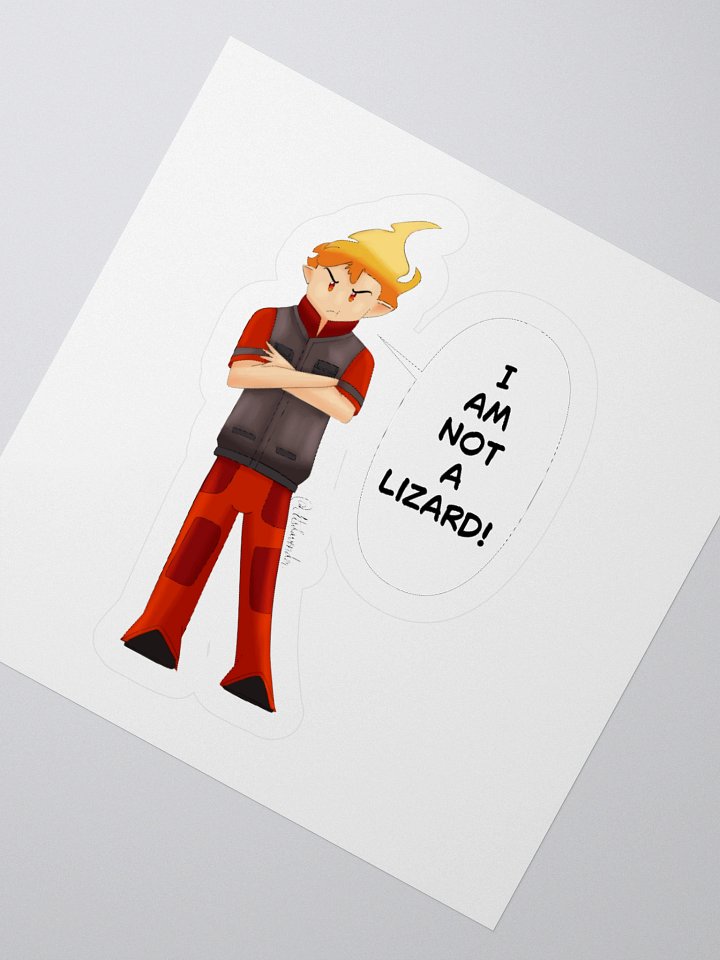 No. 1 Lizard [Tango] Sticker product image (2)